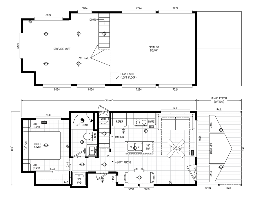 Blanding Park Model Loft 